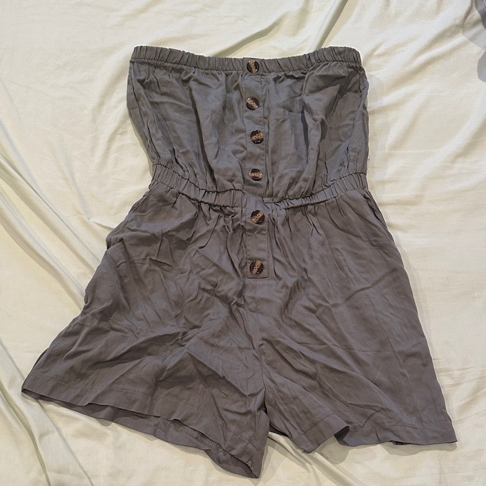 Olive green romper